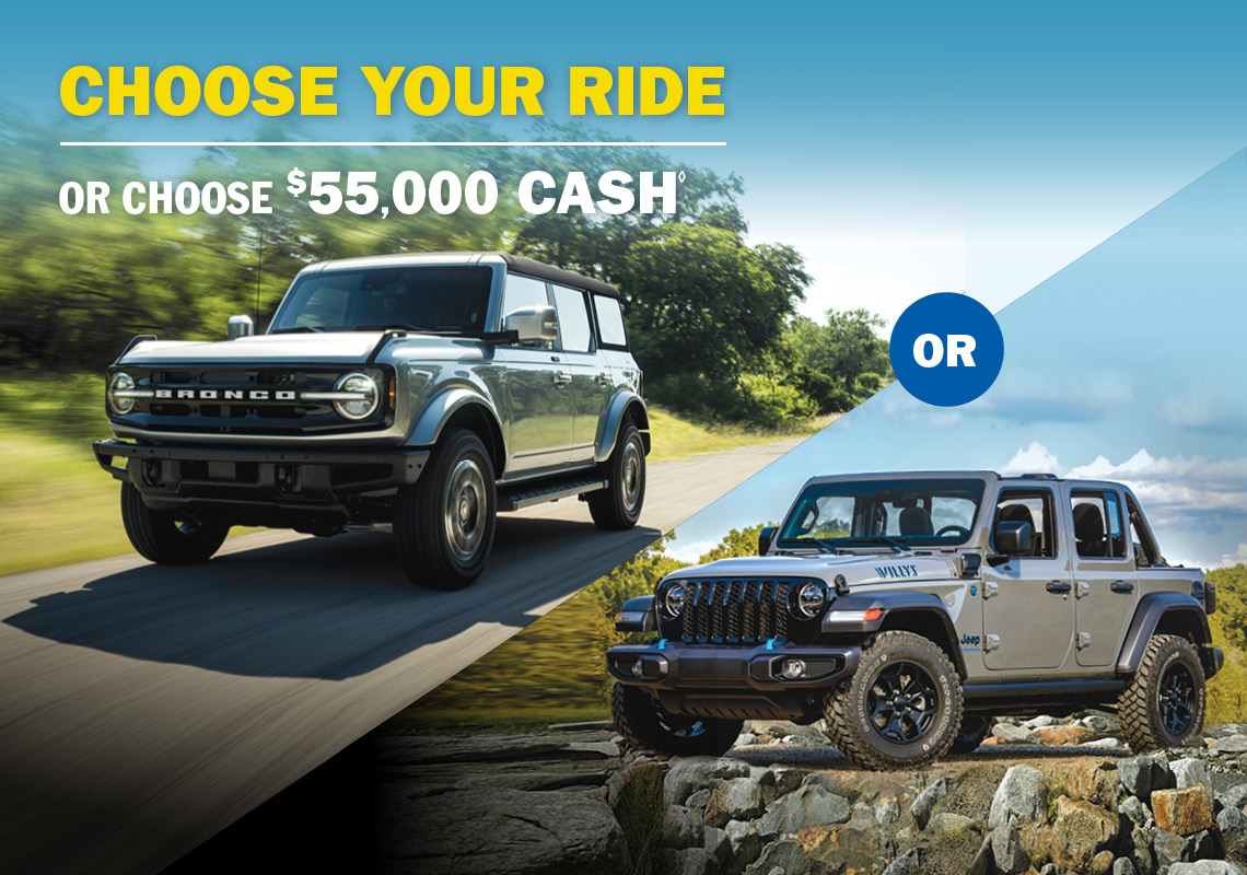 Early Bonus Prize - Scotland Trip & Range Rover Velar or choose $86,000 cash.
