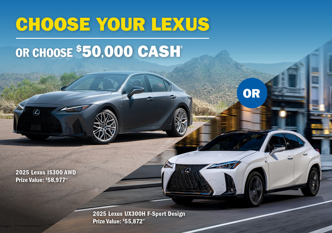 Choose your ride, or choose $43,000 cash. 2025 Mazda MX-5 & 2024 Mini Cooper Convertible.