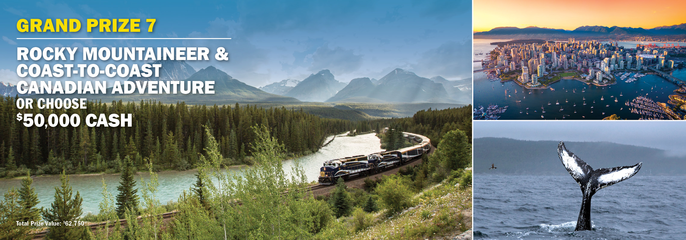 Grand Prize 7 - Toyota Tacoma & Ski-Doo Summit or $63,000 cash.