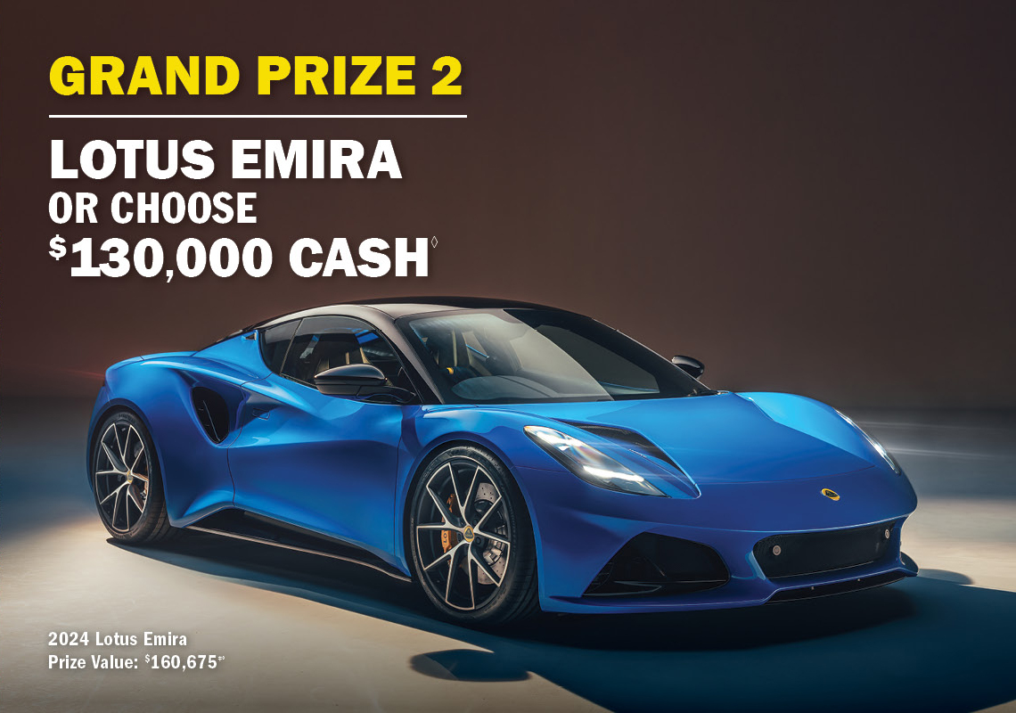 GRAND PRIZE 2 - AXIS 20' CORE SERIES OR CHOOSE $135.000 CASH
