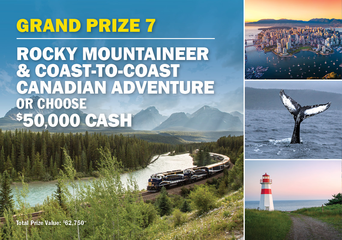 Grand Prize 7 - Golf getaway awarded as $75,000 cash.