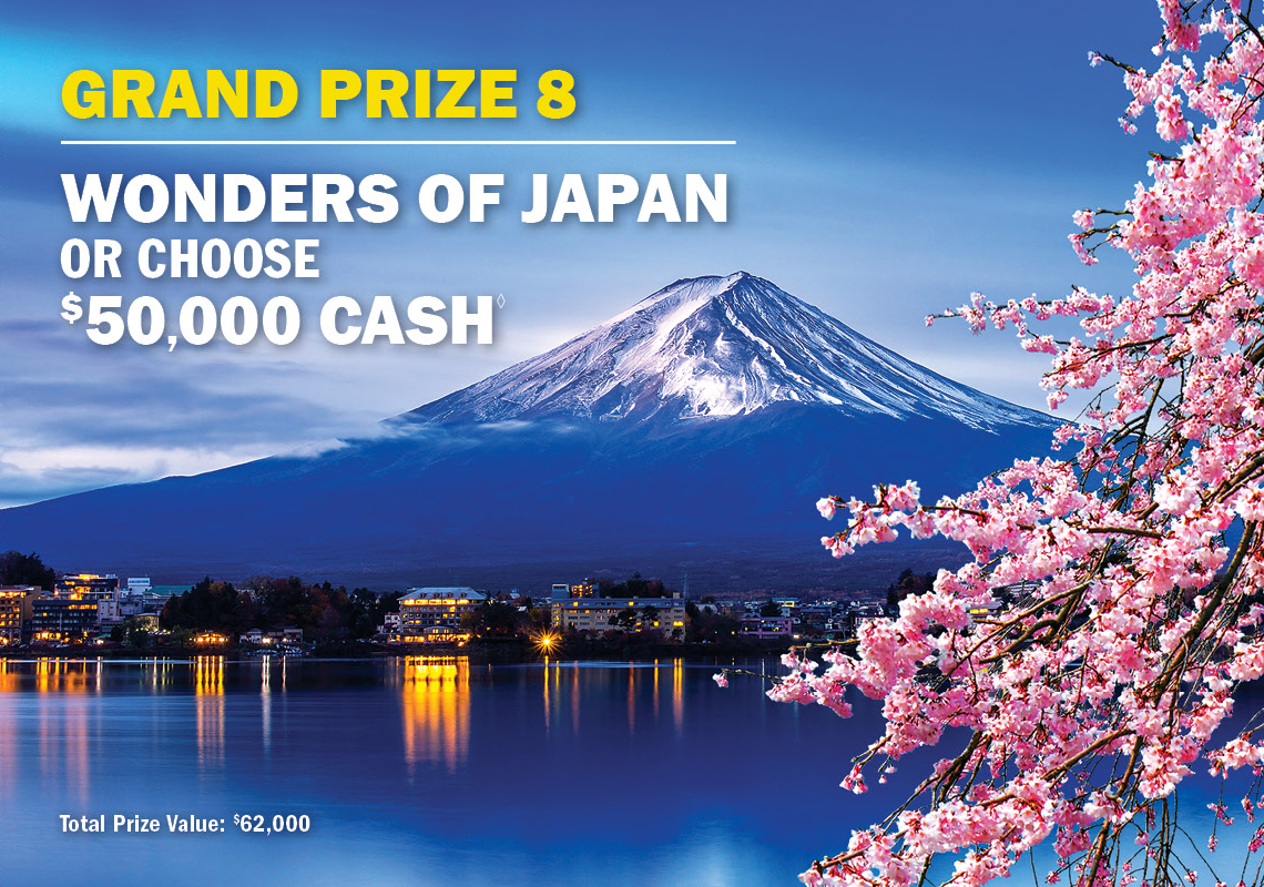Grand Prize 8 - BMW X4 xDrive 30i or $55,000 cash.